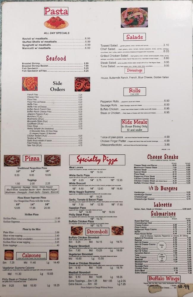Pizza House Menu image 1